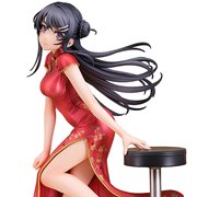 Rascal Does not Dream of Bunny Girl Senpai Mai Sakurajima Red Chinese Dress Version 1:7 Scale Statue
