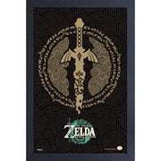 The Legend of Zelda: Tears of the Kingdom Master Star Warsord Icon Framed Art Print