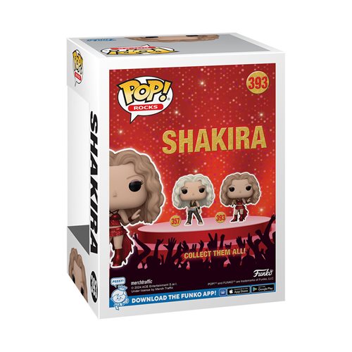 Shakira Super Bowl LIV Glitter Funko Pop! Vinyl Figure #393