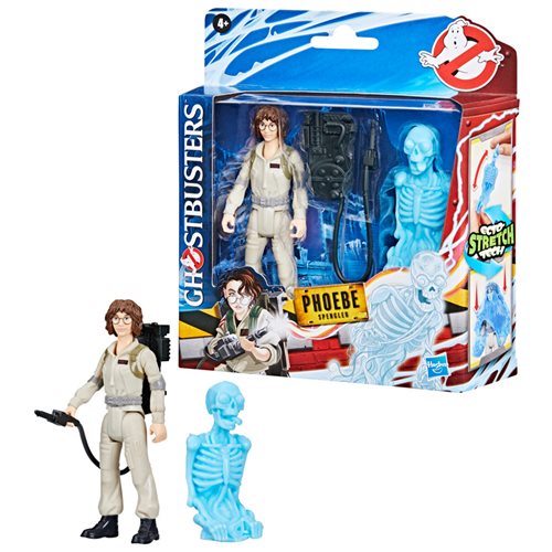 Ghostbusters Frozen Empire Fright Features Phoebe Spengler 5-Inch Action Figure with Ecto-Stretch Te