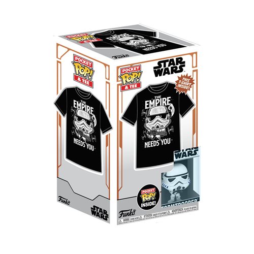 Star Wars Stormtrooper Pocket Pop! with Youth T-Shirt