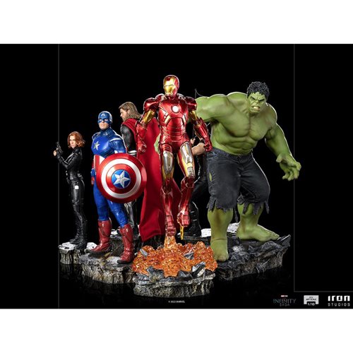 Iron Man Battle of New York Infinity Saga Battle Diorama Series 1:10 Art Scale Limited Edition Statu