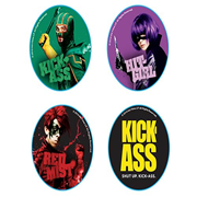 Kick-Ass Pin 4-Pack