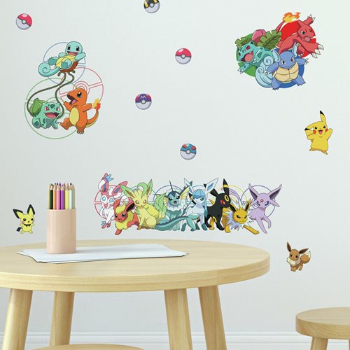 Pokemon Favorite Character Peel and Stick Wall Decals
