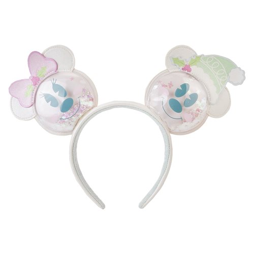 Mickey and Minnie Mouse Pastel Snowman Ears Headband