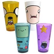 Adventure Time Angry Faces Pint Glass 4-Pack