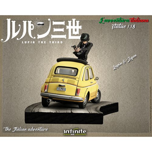 Lupin the 3rd The Italian Adventure Lupin and Jigen 1:18 Scale Statue