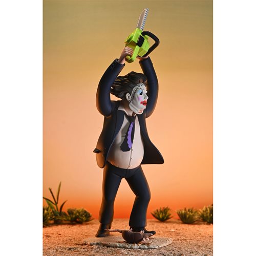 Texas Chainsaw Massacre Toony Terrors 50th Anniversary Pretty Woman Leatherface 6-Inch Scale Action