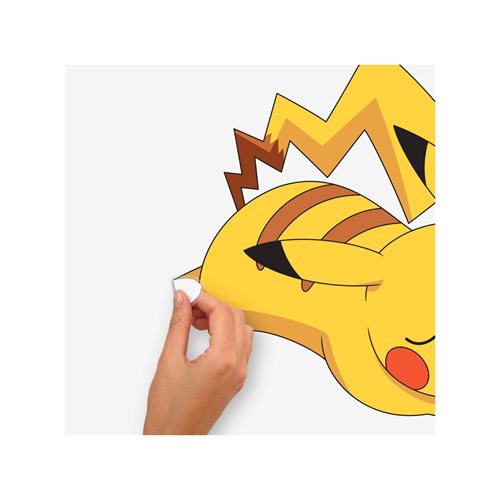 Pokemon Sleeping Pikachu Giant Peel and Stick Wall Decals