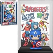 The Avengers #4 (1963) Captain America Funko Pop! Comic Cover Figure with Case #27, Not Mint