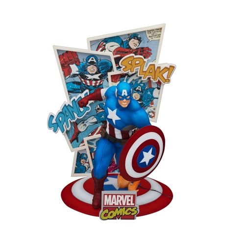Marvel Comics 60th Anniversary Captain America DS-086 D-Stage Statue - Previews Exclusive