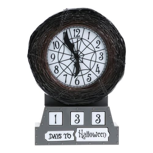 The Nightmare Before Christmas Glow-in-the-Dark Countdown Alarm Clock