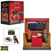 Twin Peaks Icons Bobble Head with Enamel Pin Set #1 - Entertainment Earth Exclusive