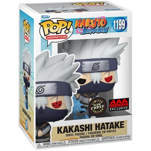 Naruto: Shippuden Young Kakashi Hatake with Chidori Glow-in-the-Dark Funko Pop! Vinyl Figure #1199 - AAA Anime Exclusive