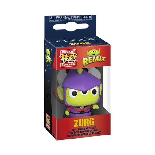 Pixar 25th Anniversary Alien as Zurg Pocket Pop! Key Chain