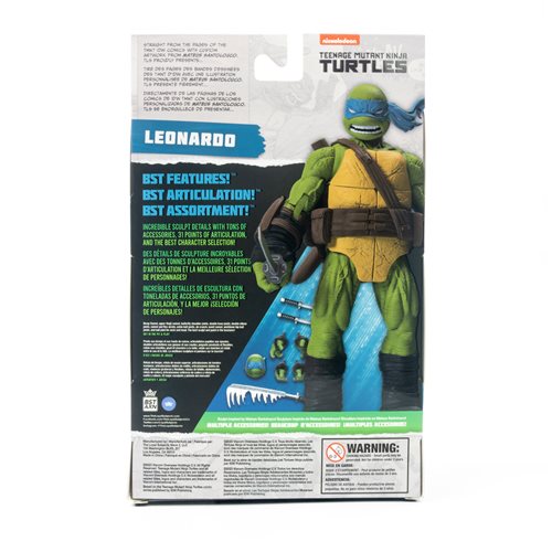 Teenage Mutant Ninja Turtles BST AXN Leonardo IDW Comic Wave 1 5-Inch Action Figure
