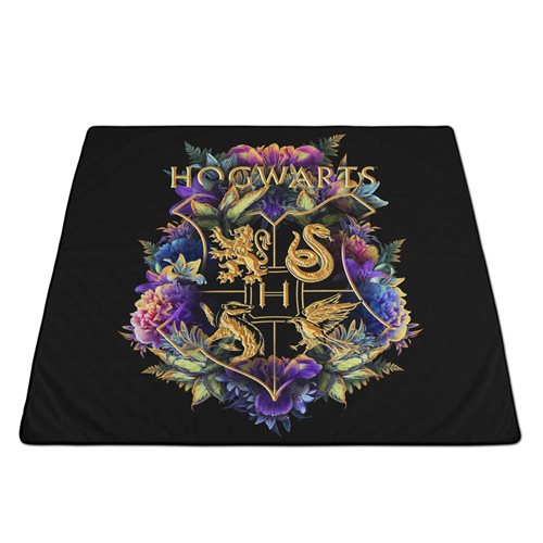 Harry Potter Hogwarts Black Impresa Picnic Blanket