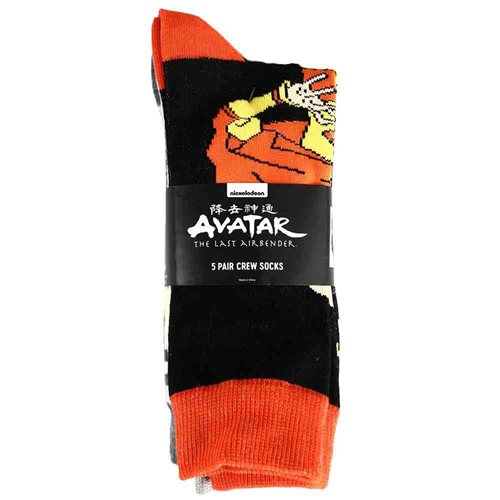 Avatar: The Last Airbender Mixed Art Socks 5-Pack