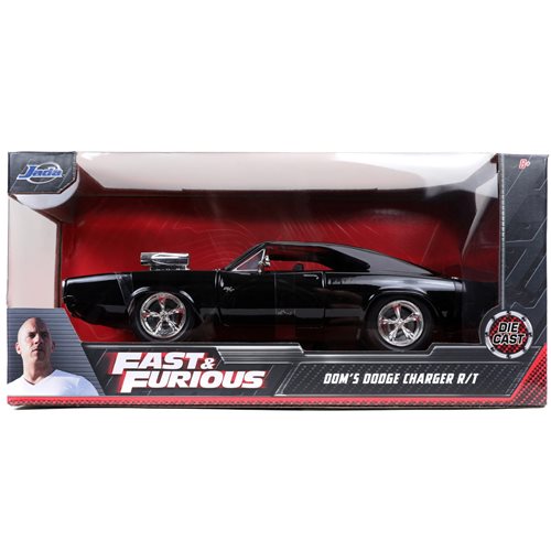 Fast and Furious Dom's Dodge Charger R/T 1:24 Scale Die-Cast Metal Vehicle