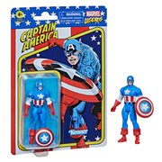 Marvel Legends Retro 375 Collection Captain America 3 3/4-Inch Action Figure, Not Mint