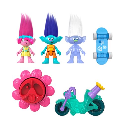 Trolls Imaginext Sparkle and Roll Action Figure Set
