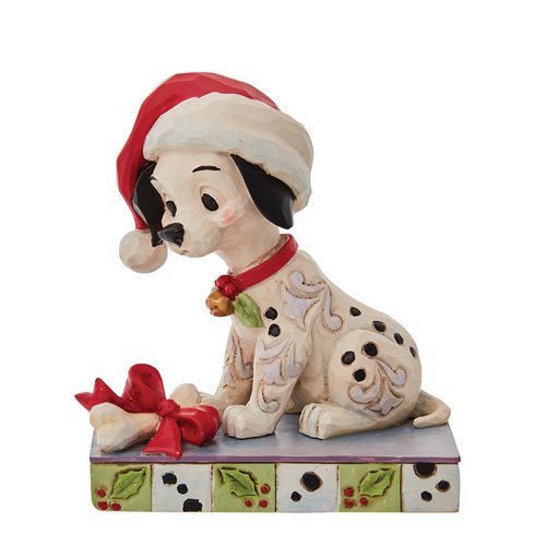 Disney Traditions 101 Dalmatians Lucky Christmas Personality Pose by Jim Shore Statue
