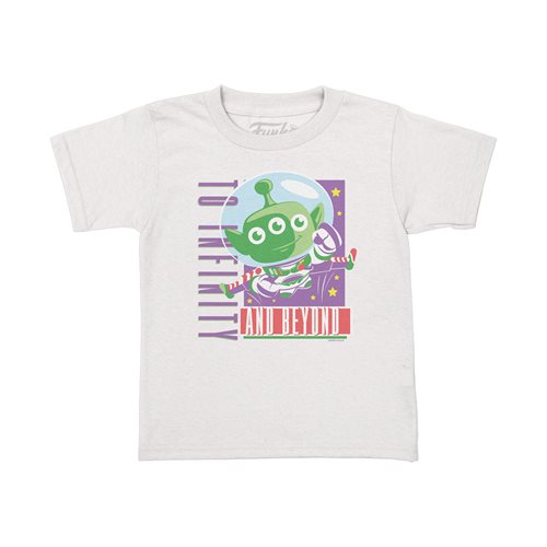 Disney Pixar Alien Buzz Lightyear Pop! Key Chain with Youth White Pop! T-Shirt