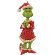 Dr. Seuss The Grinch with Large Heart Holiday Ornament