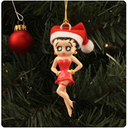Betty Boop Figural Christmas Tree Dangler Ornament