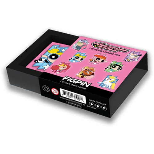 Powerpuff Girls Mystery Minis Series 1 Enamel Pin Display of 10