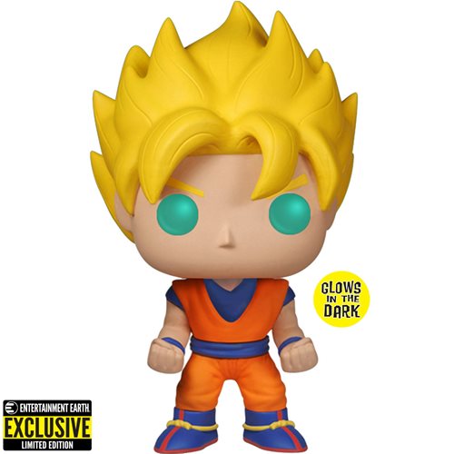 Dragon Ball Z Glow-in-the-Dark Super Saiyan Goku Pop! Figure - Entertainment Earth Exclusive #5040