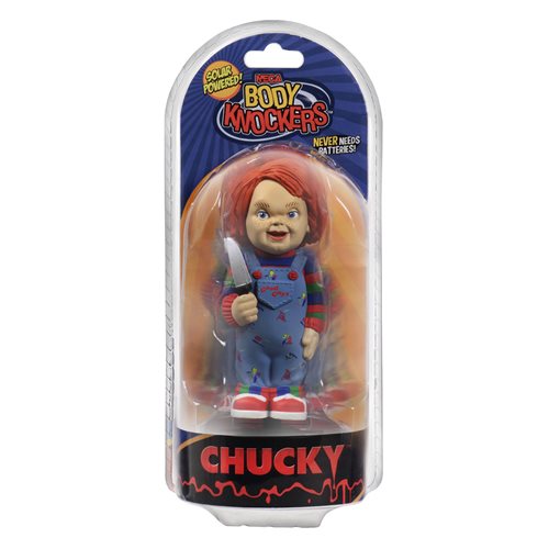 Childs Play Chucky Solar Powered Body Knocker