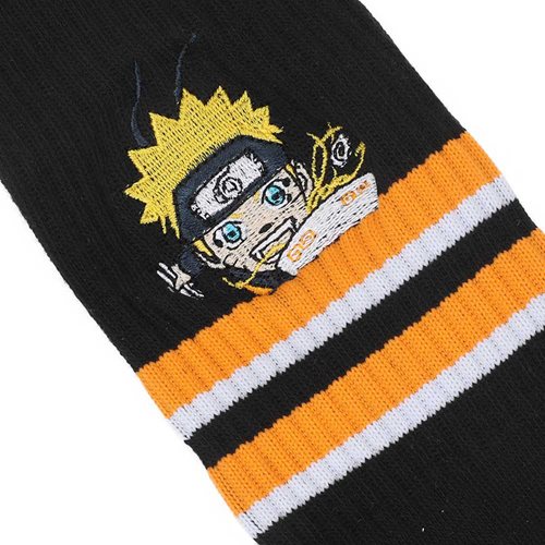 Naruto Peek-A-Boo Embroidered Crew Socks