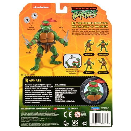 Teenage Mutant Ninja Turtles Original Classic Basic Action Figure Wave 6 Case of 6