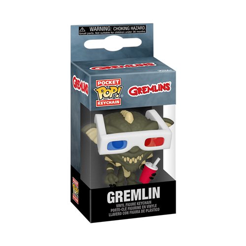 Gremlins Stripe with 3D Glasses Pocket Pop! Key Chain