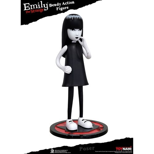 Emily the Strange Bendy 6-Inch Action Figure