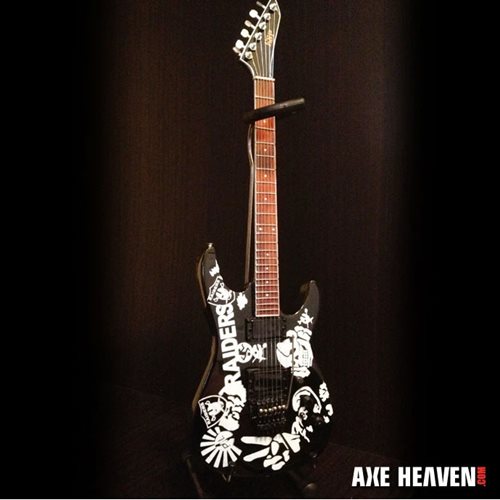 Slayer Jeff Hanneman Raiders Miniature Guitar Replica
