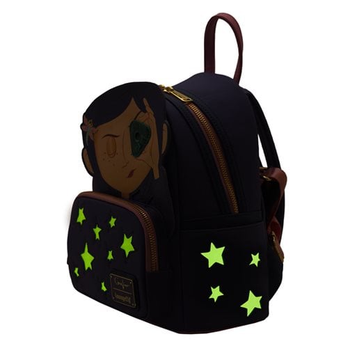 Coraline Stars Cosplay Glow-in-the-Dark Mini-Backpack