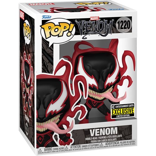Venom Carnage Miles Morales Funko Pop! Vinyl Figure - Entertainment Earth Exclusive #1220