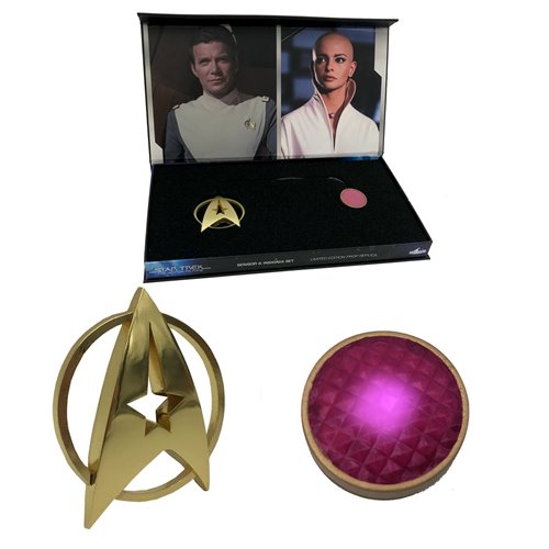 Star Trek The Motion Picture Ilia Sensor and Command Insignia Limited Edition 1:1 Scale Prop Replica Set