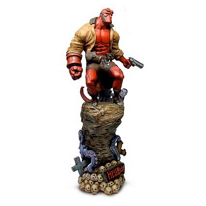 Hellboy Painted Resin Statue Limited Edition Sculpture