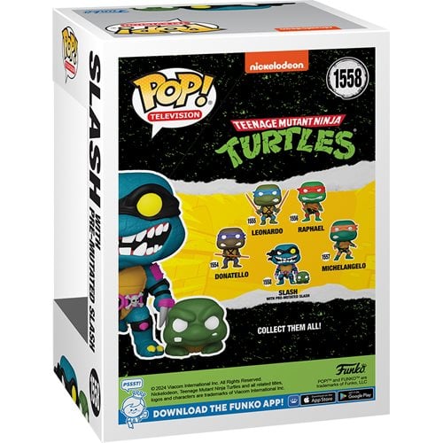 Teenage Mutant Ninja Turtles Slash and Mouser Funko Pop! Vinyl Figure and Buddy