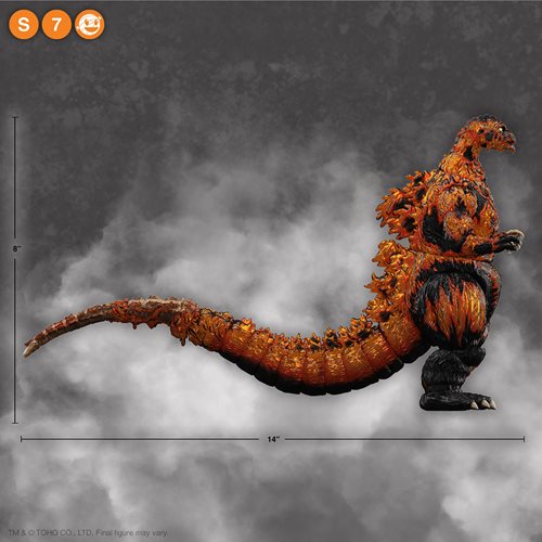 Godzilla Ultimates 1200 Degrees Celsius Godzilla 8-Inch Scale Action Figure