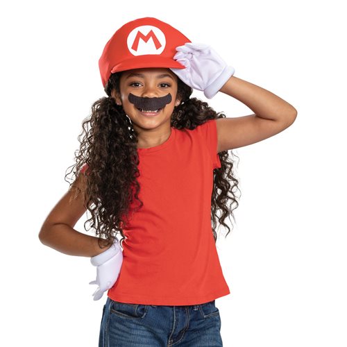 Super Mario Bros. Elevated Classic Mario Child Roleplay Accessory Kit