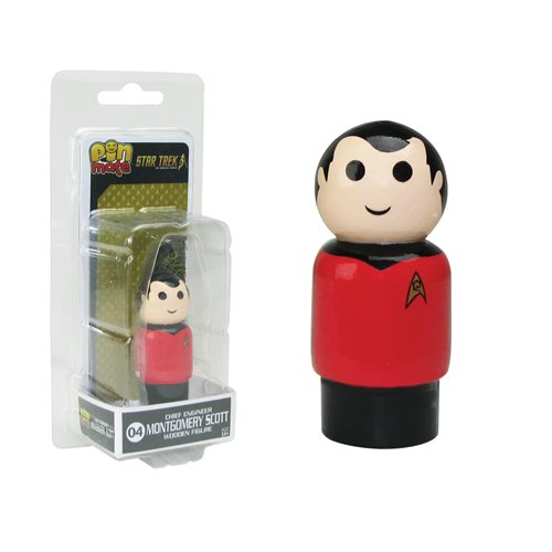 Star Trek: The Original Series Chief Engineer Montgomery "Scotty" Scott Pin Mate Wooden Figure
