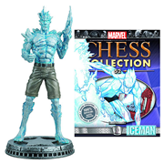 Marvel Iceman White Pawn Chess Piece with Collector Magazine