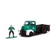 Green Lantern Hollywood Rides 1952 Chevrolet COE Pickup 1:32 Scale Die-Cast Metal Vehicle with Figure