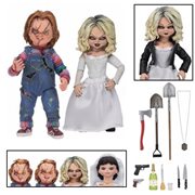 Childs Play Ultimate Chucky and Tiffany 7-Inch Scale Action Figure 2-Pack