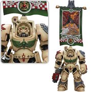Joy Toy Warhammer 40,000 Dark Angels Deathwing Ancient with Company Banner 1:18 Scale Action Figure