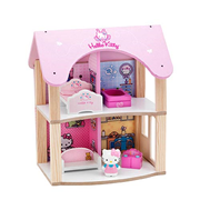 Hello Kitty Summer Dollhouse Wooden Playset
